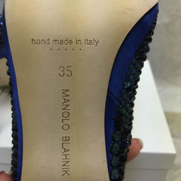 NIB Manolo Blahnik BB Crystal 105mm Pump, 35/5 - Picture 5 of 7